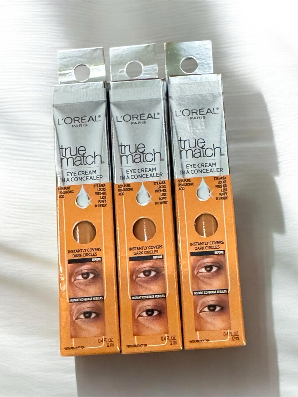L'Oréal True Match Eye Cream in a Concealer - Warm Tan/Beige W L/8
